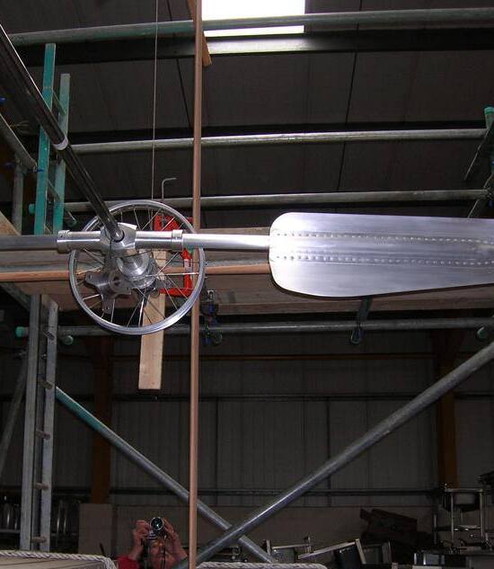 Fabricated propeller for the Cody Flyer museum piece