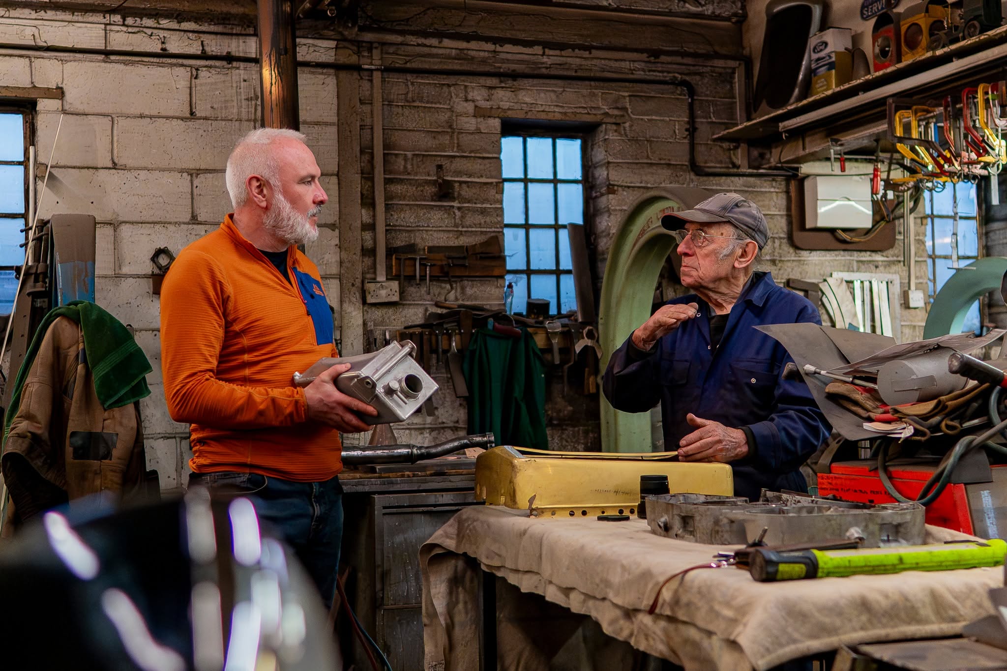 Inside the workshop